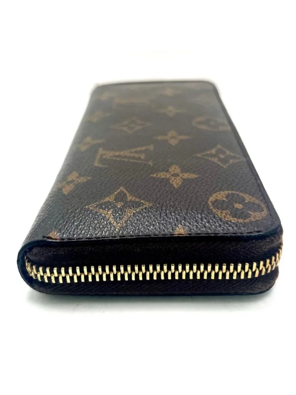 Louis Vuitton Monogram Portefeuille Clemence Round Zip Wallet